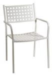 Μεταλλική Στοιβαζόμενη Πολυθρόνα 54 x 51 x 84(h)cm