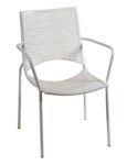 Μεταλλική Στοιβαζόμενη Πολυθρόνα 57 x 61 x 86(h)cm