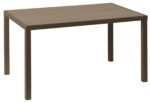 Παραλ/μο Τραπέζι Αλουμινίου Με Καφέ Pollywood 175 x 94 x 72(H)cm