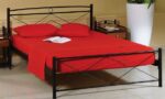 Διπλό Μεταλλικό Κρεβάτι Πυραμίδα 198 x 148cm, στρώμα 190 x 140cm