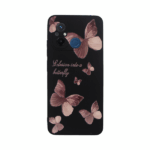 Vivid Silicone Case Xiaomi Redmi 12C Butterfly Black/Pink