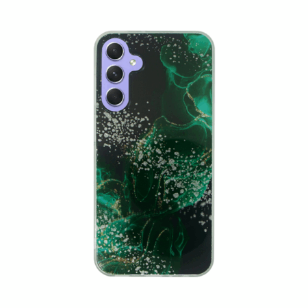 Vivid TPU Print Case Samsung Galaxy A04s Green/Black