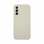 Vivid Woven Pattern Case Samsung Galaxy A14 4G/5G Beige
