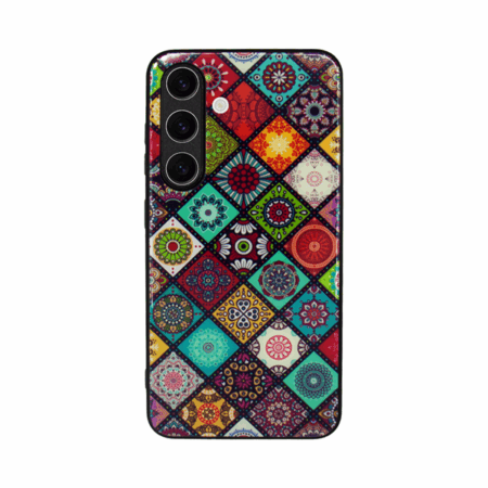 Vivid Ethnic Style Case Samsung Galaxy S24+ Red