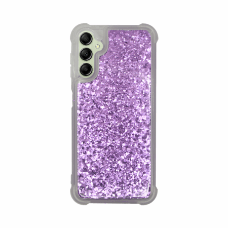 Vivid Liquid Glitter Case Samsung Galaxy A14 4G/5G Purple