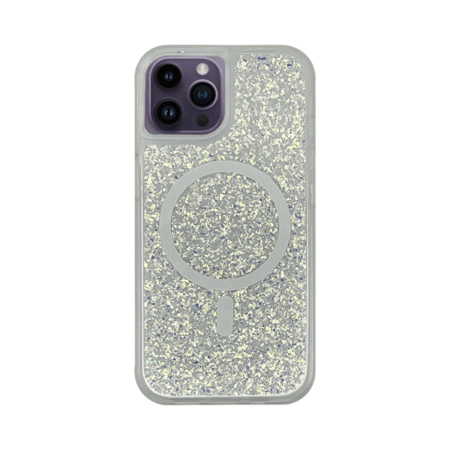 Vivid Magsafe Glitter Shine Case Apple iPhone 11 Pro Silver