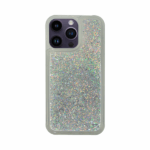 Vivid Liquid Glitter Case Apple iPhone 14 Pro Silver