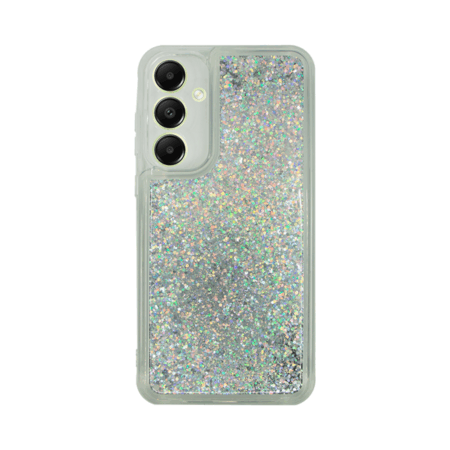 Vivid Liquid Glitter Case Samsung Galaxy A05s Silver