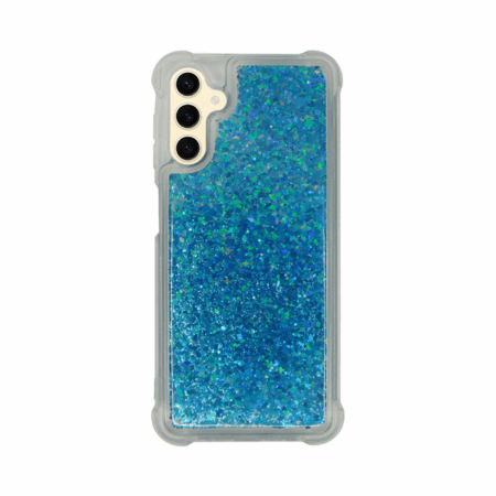 Vivid Liquid Glitter Case Samsung Galaxy A04s Blue
