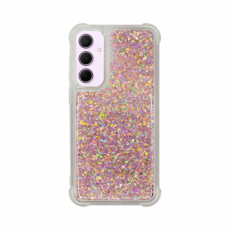 Vivid Liquid Glitter Case Samsung Galaxy A35 5G Rose Gold