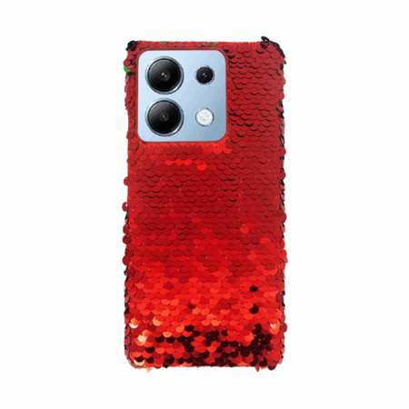 Vivid Sequin Case Redmi Note 13 4G Red