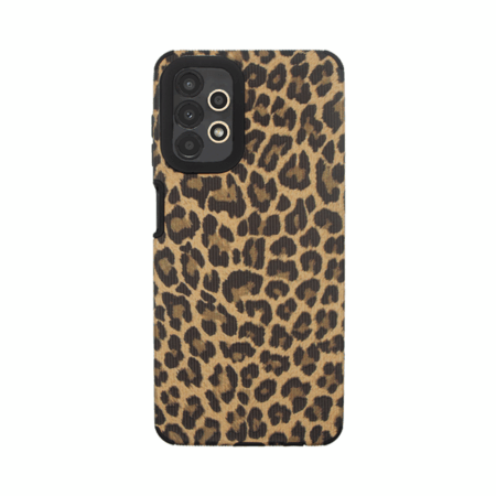 Vivid Silicone Case Samsung Galaxy A13 5G Leopard Yellow