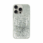 Vivid Magsafe Glitter Case Apple iPhone 16 Pro Max Silver