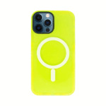 Vivid Magsafe Silicone Case Apple iPhone 12/12 Pro Yellow