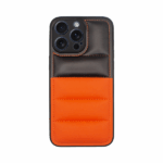 Vivid Puffer Back Cover Apple iPhone 15 Pro Max Orange/Black