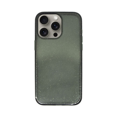 Vivid PC Glitter Case Apple iPhone 15 Pro Max Black