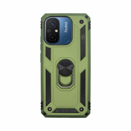 Vivid Ring Rugged Armor Case Xiaomi Redmi 12C Green