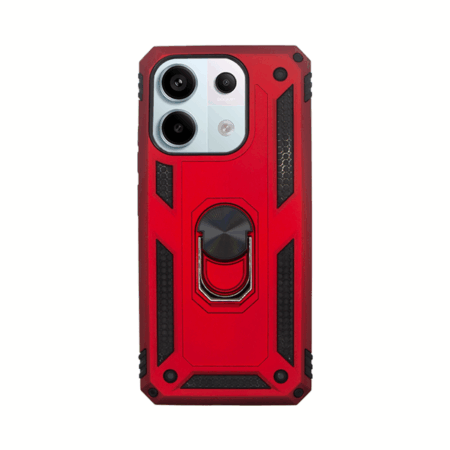Vivid Ring Rugged Armor Case Redmi Note 13 Pro/Poco X6 5G Red