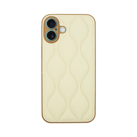 Vivid Wave Shape PU Leather Case Apple iPhone 16 Plus