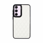 Vivid Diamond Shape PU Leather Case Samsung Galaxy A35 5G White