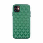 Vivid Diamond Shape PU Leather Case Apple iPhone 11 Green