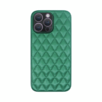 Vivid Diamond Shape PU Leather Case Apple iPhone 14 Pro Green