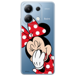 Disney Case Redmi Note 13 4G Minnie Partial Print Smiley Transparent