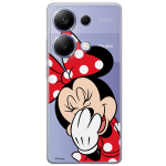 Disney Case Redmi Note 13 Pro Minnie Partial Print Smiley Transparent