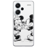 Disney Case Redmi Note 13 Pro+ 5G Mickey and Minnie Full Print Secret White