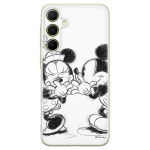 Disney Case Samsung Galaxy A55 5G Mickey and Minnie Full Print Secret White