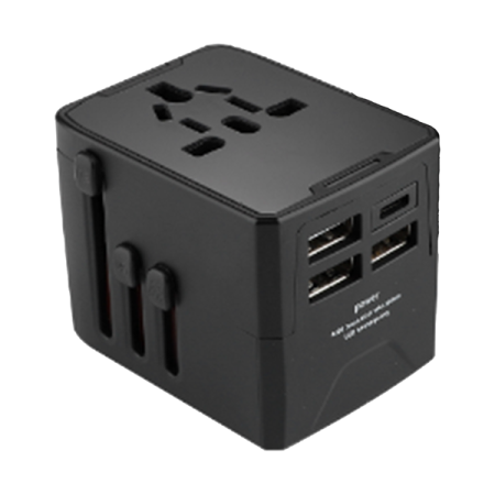 Vivid Multifunctional Power Adapter 3xUSB + Type-C 20W