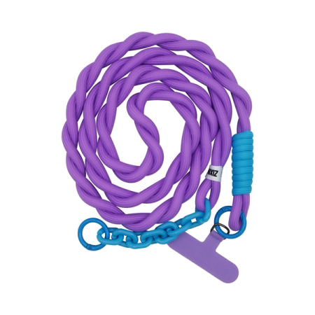Vivid Neck Rope Lanyard Purple