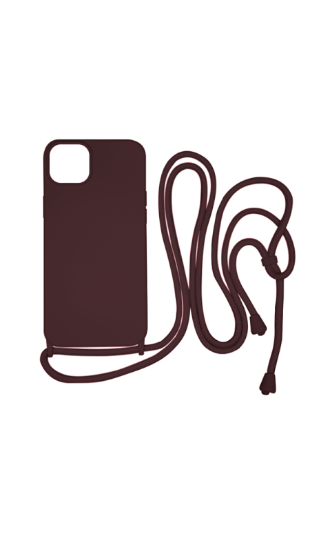 Vivid CrossBody Cover Apple iPhone 15 Plus Wine Red