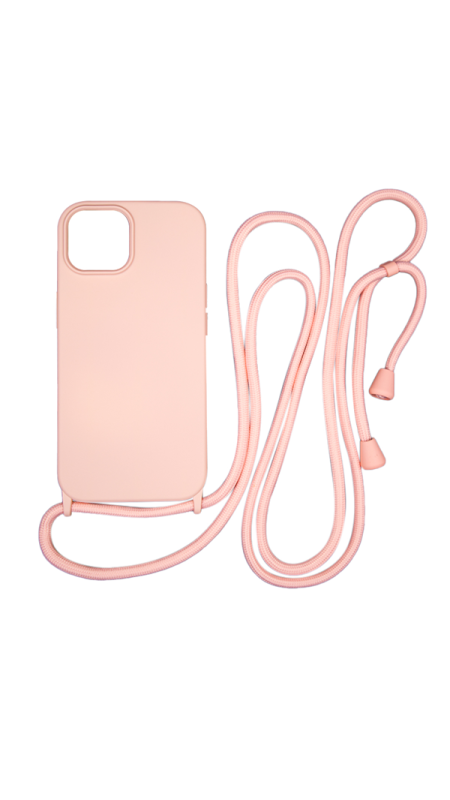 Vivid CrossBody Cover Apple iPhone 15 Pink