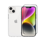 Vivid Set TPU Case + Full Face Tempered Glass Apple iPhone 15 Black