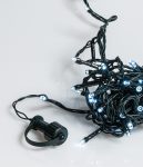 400Led Λαμπάκια Με Επέκταση Και Μετασχηματιστή ip44,Πράσινο Καλώδιο/Λευκό Λαμπάκι ,(9cm Απόσταση) 39 Μέτρα (Kelvin: 6.000 - 10.000)