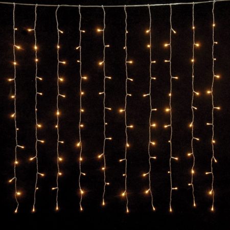 540Flasher Led Συμμετρική Κουρτίνα Με Μετασχηματιστή Ιp44 Και Επέκταση 200 x 300(h)cm,Με Διάφανο Καλώδιο/Θερμό Λαμπάκι (Kelvin: 2.500 - 3.000)