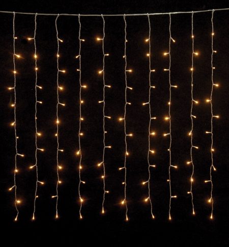 540Flasher Led Συμμετρική Κουρτίνα Με Μετασχηματιστή Ιp44 Και Επέκταση 200 x 300(h)cm,Με Διάφανο Καλώδιο/Θερμό Λαμπάκι (Kelvin: 2.500 - 3.000)