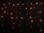 100Led Ασύμμετρη Κουρτίνα Με Επέκταση Και Μετασχηματιστή ip44 200 x 70(h)cm,Πράσινο Καλώδιο/Θερμό Λαμπάκι , (Kelvin: 2.500 - 3.000)