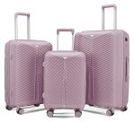Ρόζ Βαλίτσες Σέτ 3 Τεμαχίων 20"/24"/28"