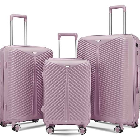 Ρόζ Βαλίτσες Σέτ 3 Τεμαχίων 20"/24"/28"