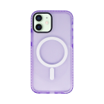 Vivid Magsafe Silicone Case Apple iPhone 12/12 Pro Purple