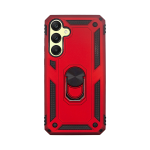 Vivid Ring Rugged Armor Case Samsung Galaxy A25 5G Red