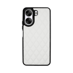 Vivid Diamond Shape PU Leather Case Redmi 13C White