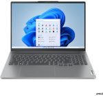 LENOVO Laptop IdeaPad 5 Pro 16APH8 16'' 2.5K IPS/R7-7840HS/16GB/1TB SSD/NVIDIA GeForce RTX 4050 6GB/Win 11 Home/2Y CAR/Arctic Grey