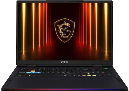 MSI Laptop Raider 18 HX AI A2XWIG 18'' 3840x2400 MiniLED 120Hz/U9- 285HX/64GB/2x2TB SSD NVMe PCIe/NVidia GeForce RTX 5080 16GB/Win 11 Pro/2Y/Core Black