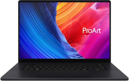 ASUS Laptop ProArt P16 OLED H7606WX-OLED-SE002X 16'' 4K (3840 x 2400) Touch Ryzen AI 9 HX 370/64GB/2*2TB SSD NVMe PCIe 4.0/NVidia GeForce RTX 5090 24GB/Win 11 Pro/2Y/Nano Black