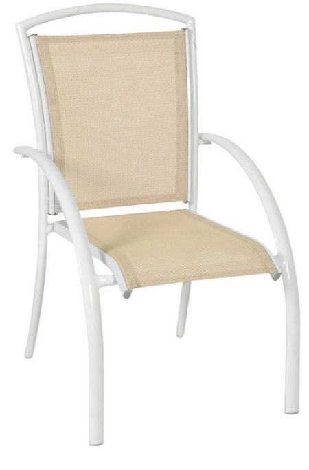 Πολυθρόνα Αλουμινίου Με Textilene Ύφασμα 56 x 65 x 94(h)cm