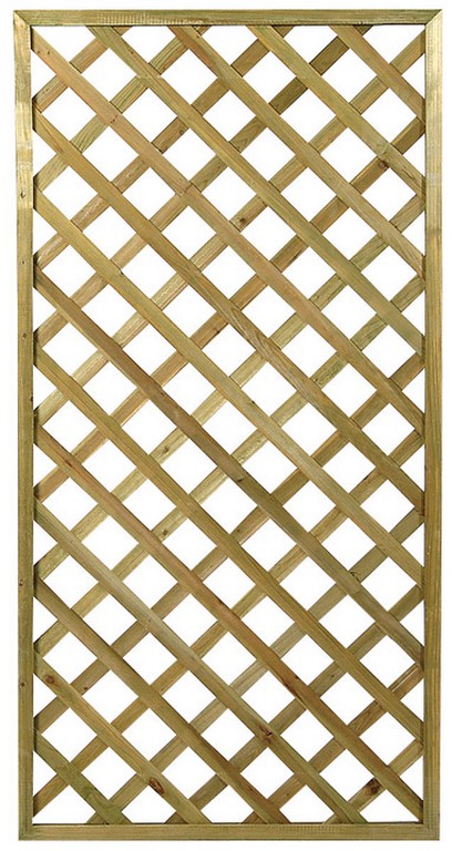 Ξύλινο Παραλ/μο Καφασωτό 90 x 90(h)cm