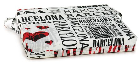 Μαξιλάρι Καθίσματος Για Μασίφ Καρέκλες 14 x 14 ,Καρέ ,Κύκλος Και Χιαστί 37 x 40 x 6cm